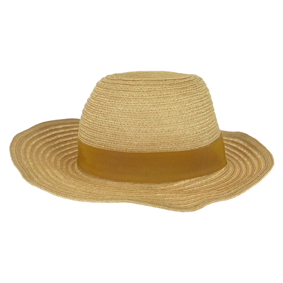 Hermes Linen Raffia Straw Hat 57