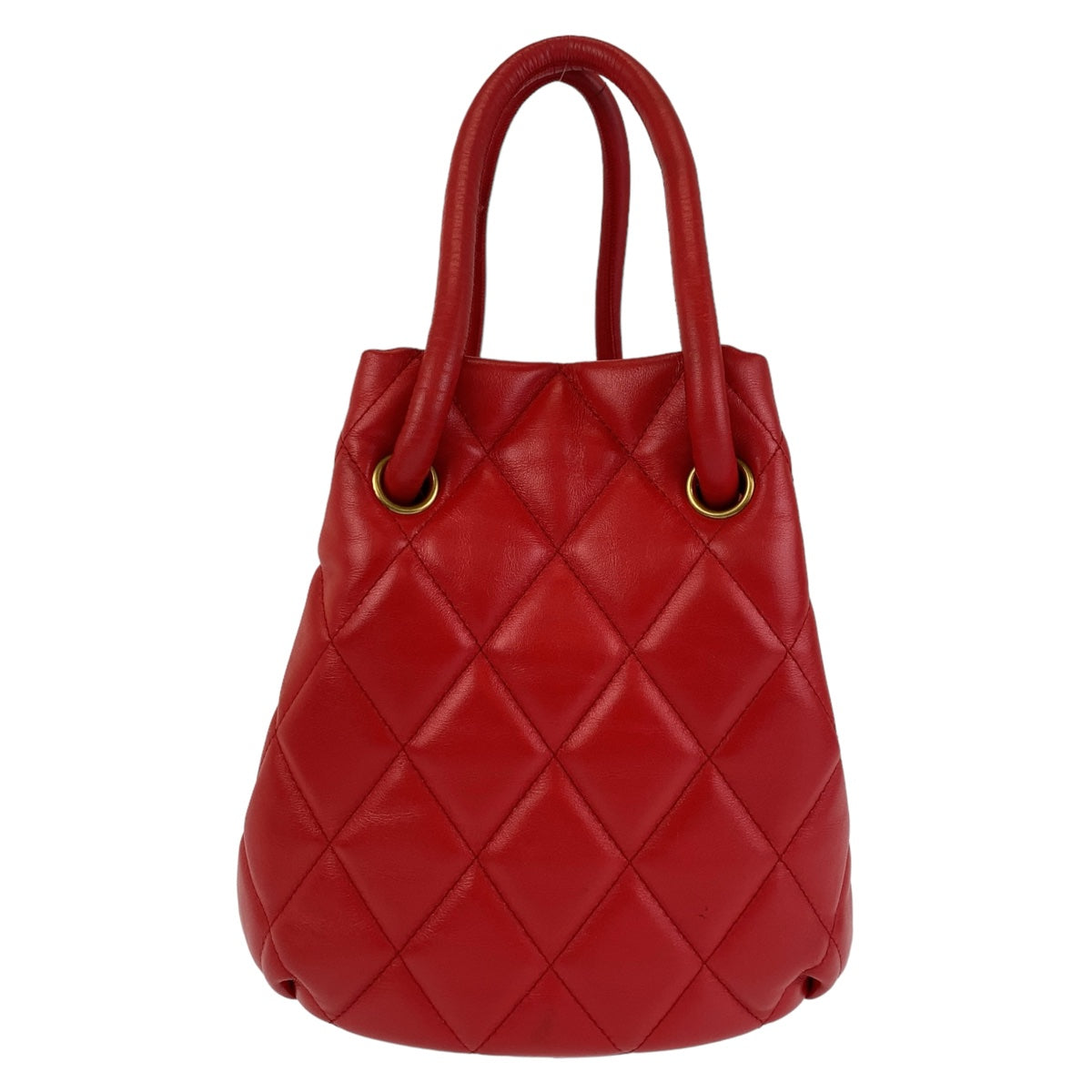 Balenciaga B Bucket Bag Red Leather 2way