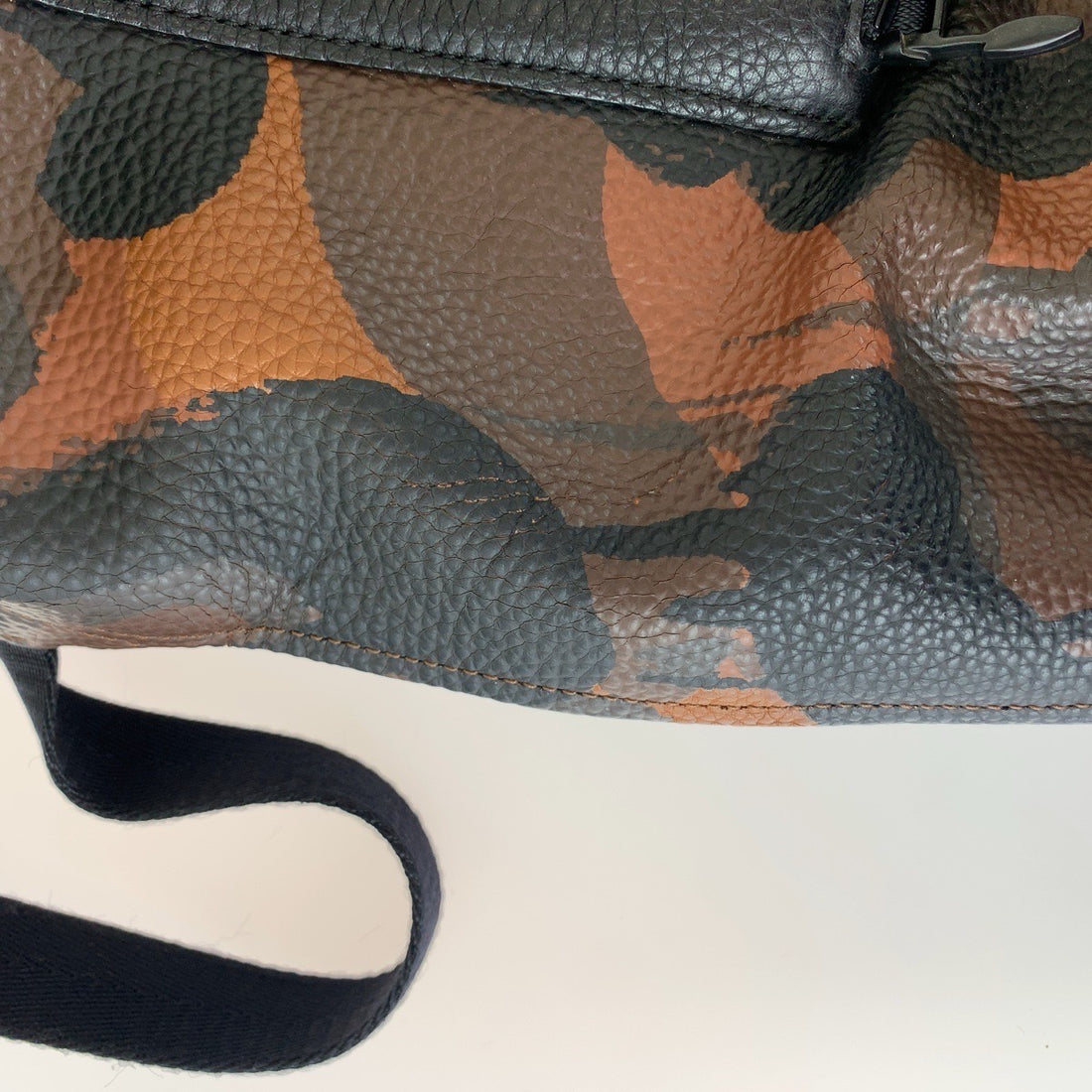 Coach Manhattan Camouflage Leather Backpack