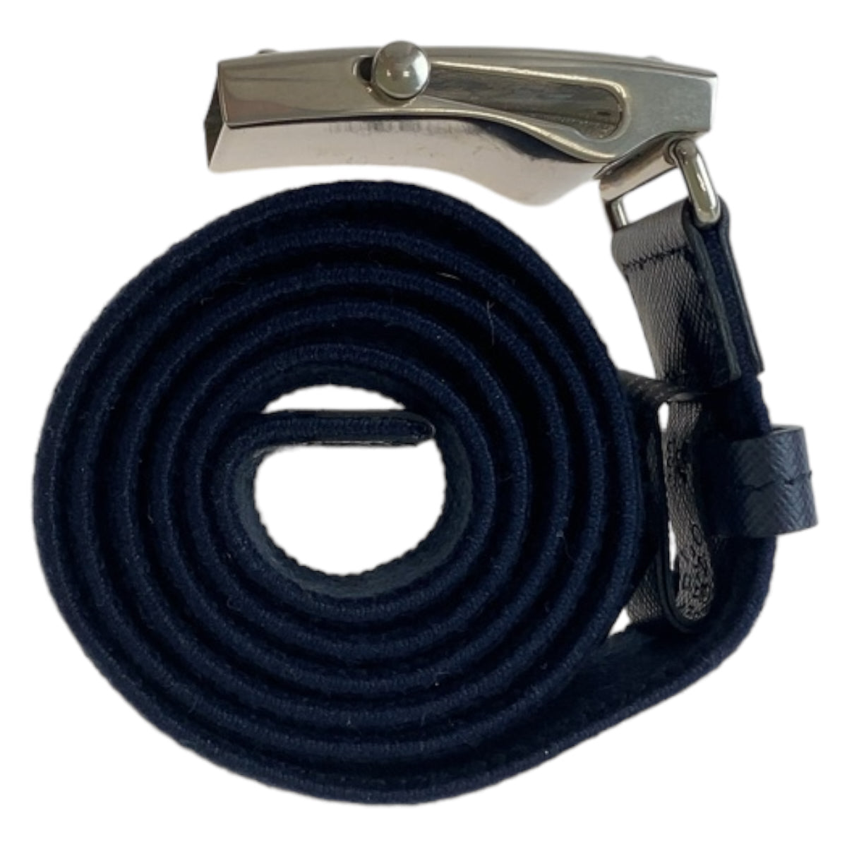 Prada Navy Wool Acrylic Rayon Belt for Men in Great Condition