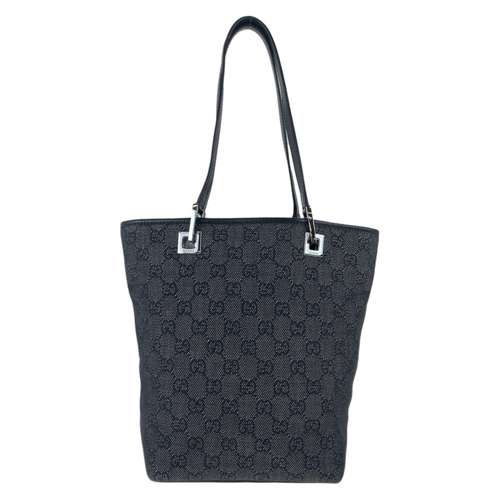 Gucci GG Canvas Black Tote Bag