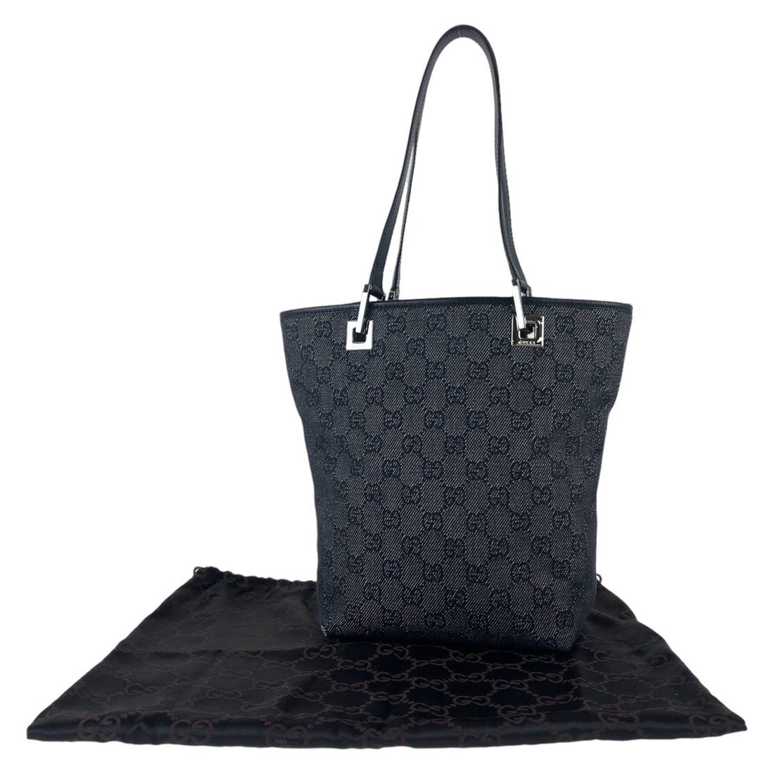 Gucci GG Canvas Black Tote Bag