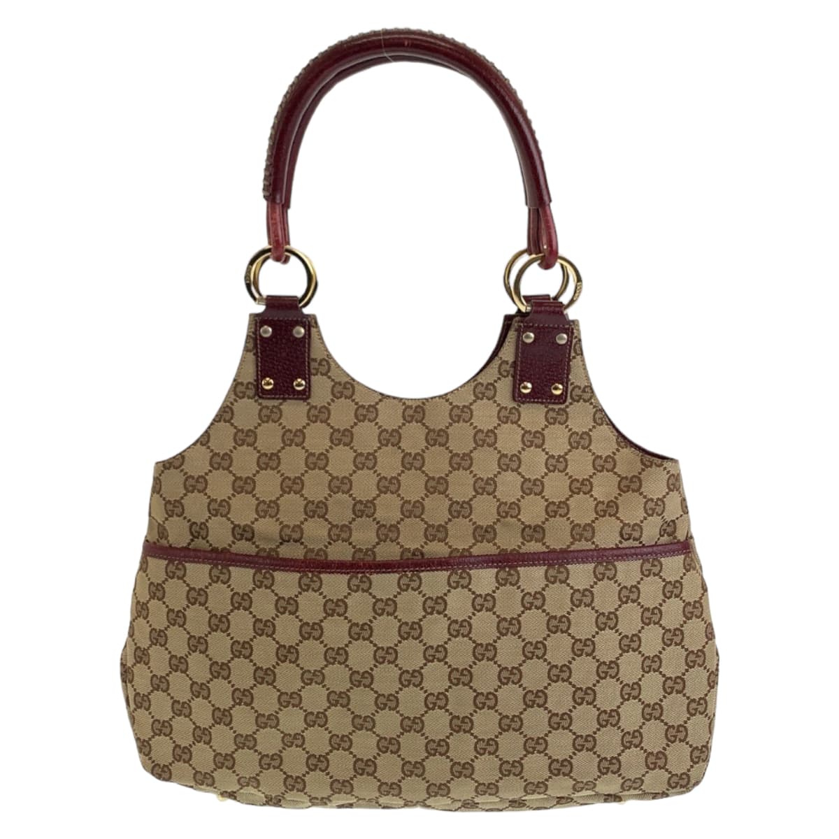 Gucci GG Canvas Shoulder Bag 132260 in Very Good Condition