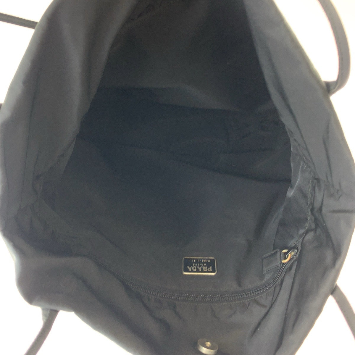 Prada Nylon Tessuto Logo Tote Bag