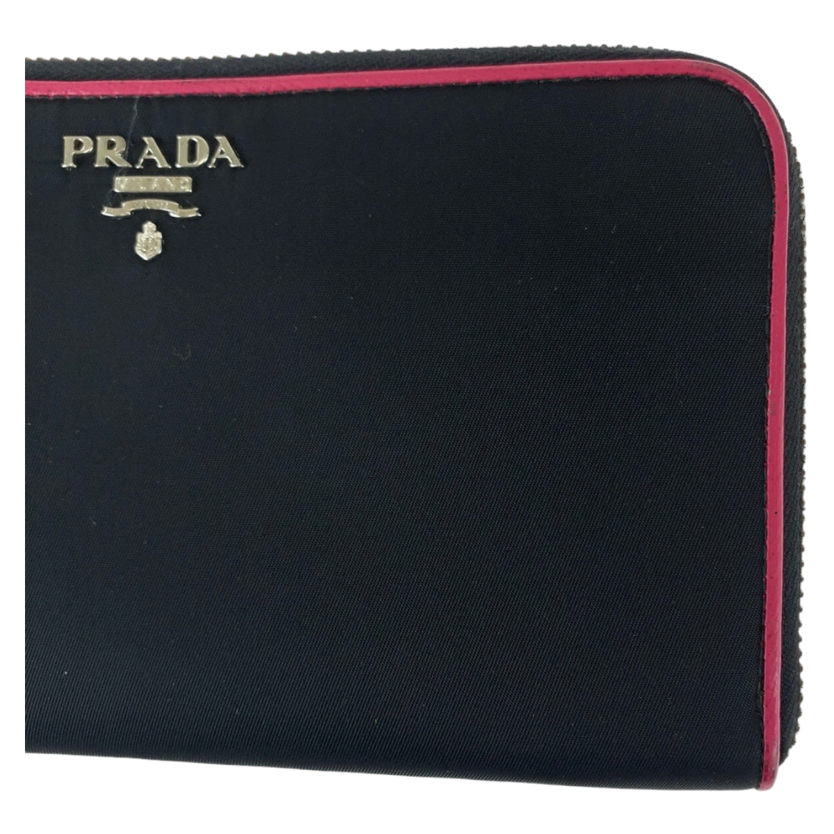 Prada Tessuto Nylon Long Wallet 407815 in Very Good Condition