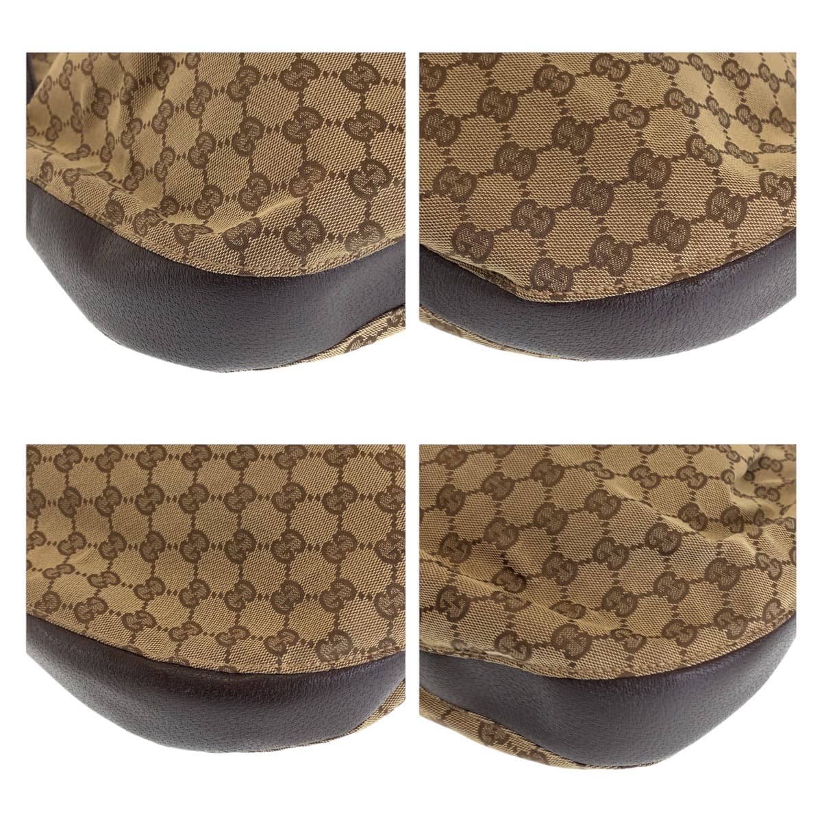 Gucci Beige GG Canvas Shoulder Bag