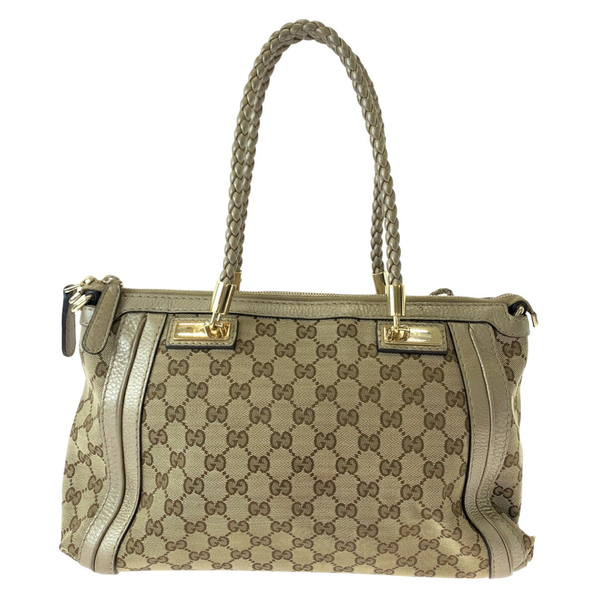 Gucci Bella Bamboo Ribbon Tassel Tote Bag