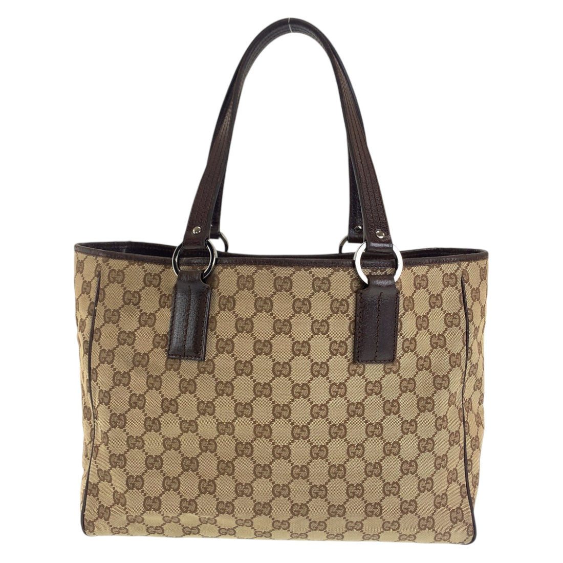 Gucci Brown GG Canvas Tote Bag