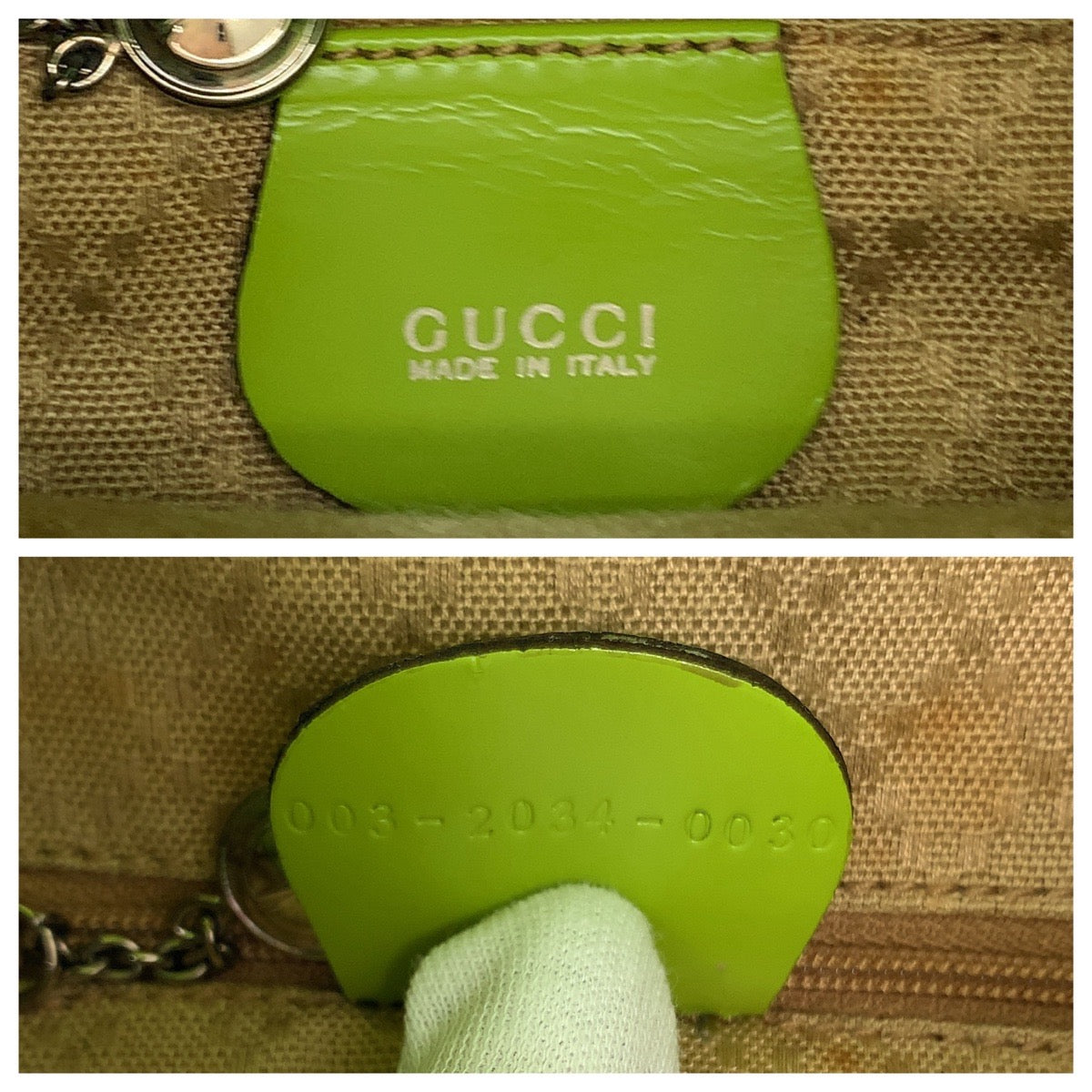 Gucci Leather Mini Backpack 00320340030 in Very Good Condition