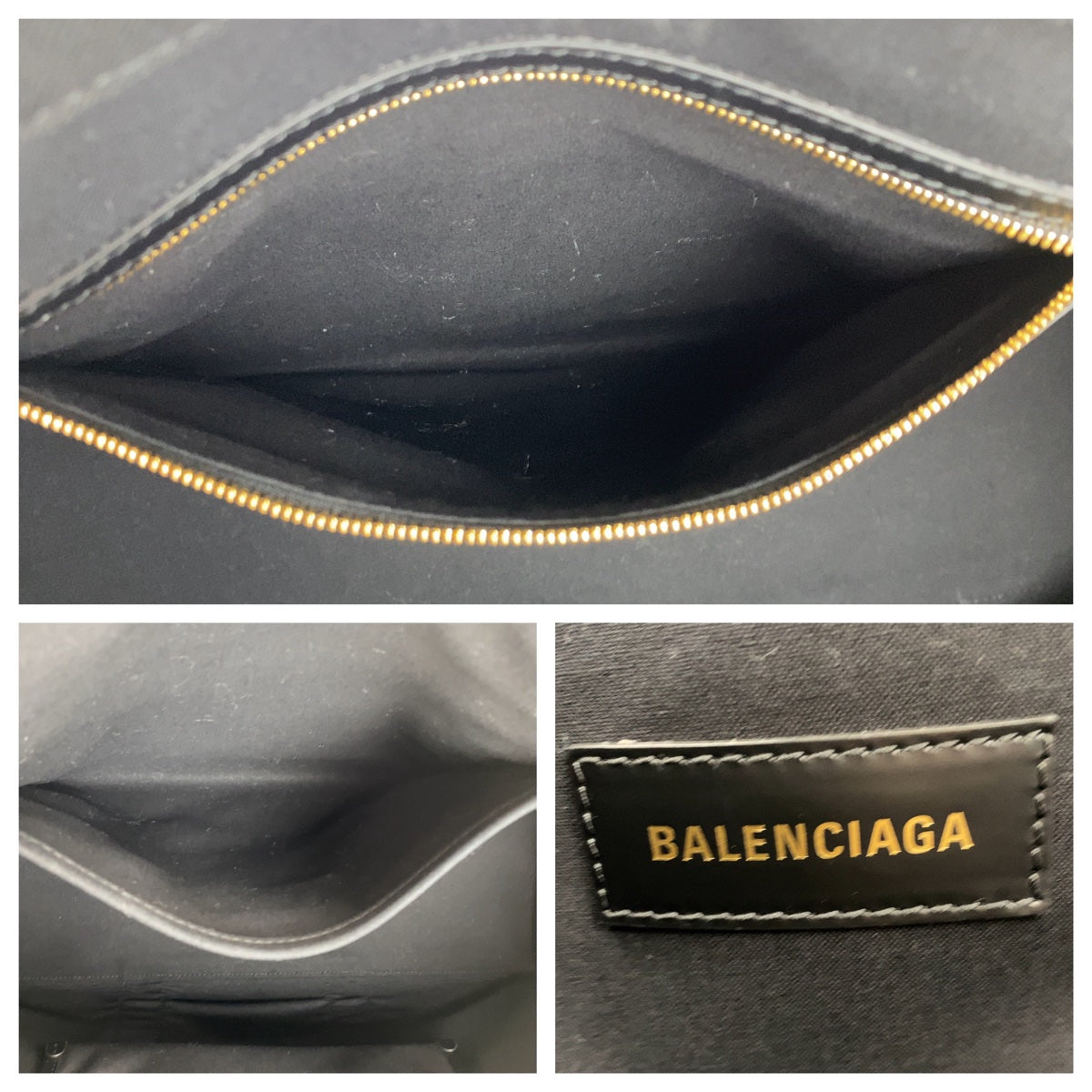 Balenciaga Canvas/Leather Large Tote Bag 407841 in Pristine Condition