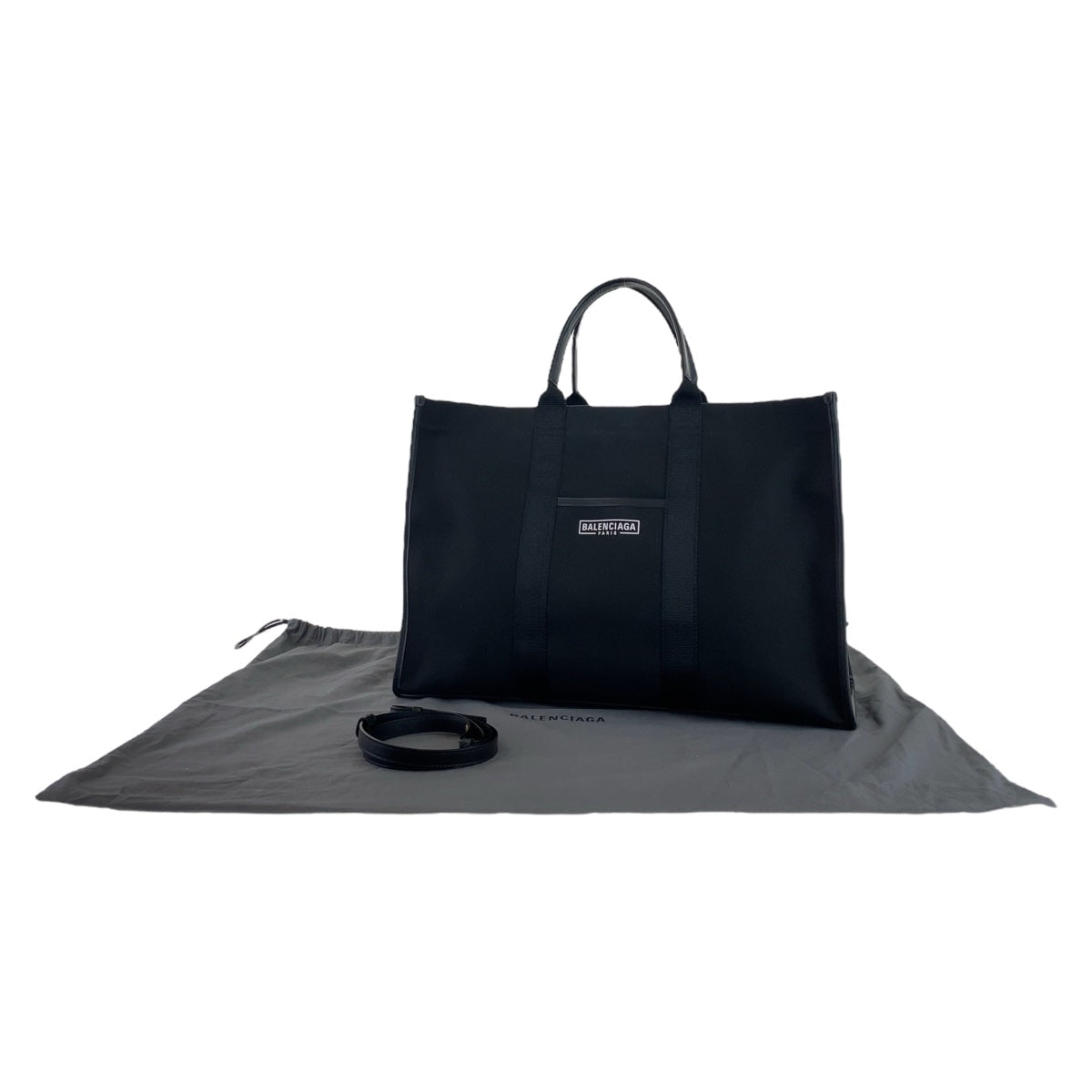 Balenciaga Canvas/Leather Large Tote Bag