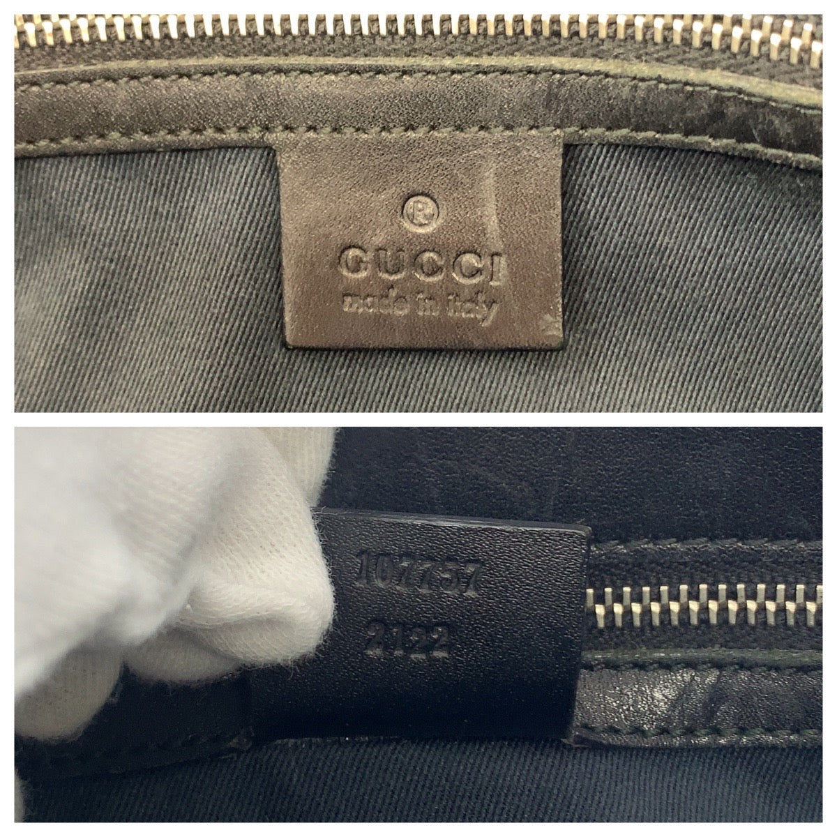 Gucci Black GG Canvas Tote Bag