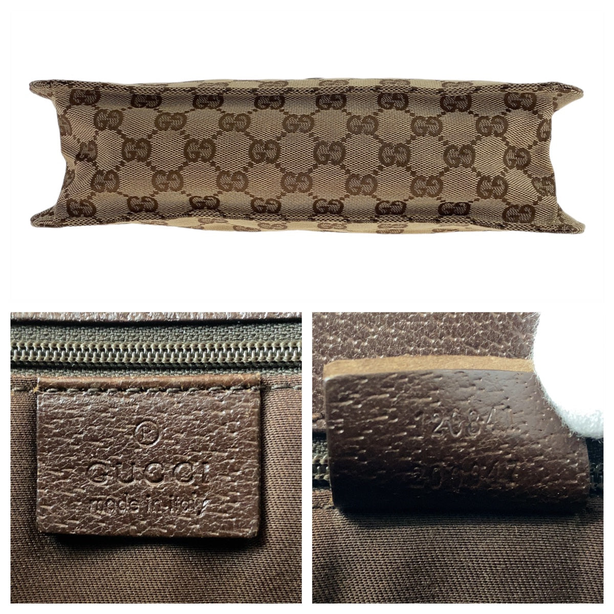 Gucci GG Canvas Leather Shoulder Bag