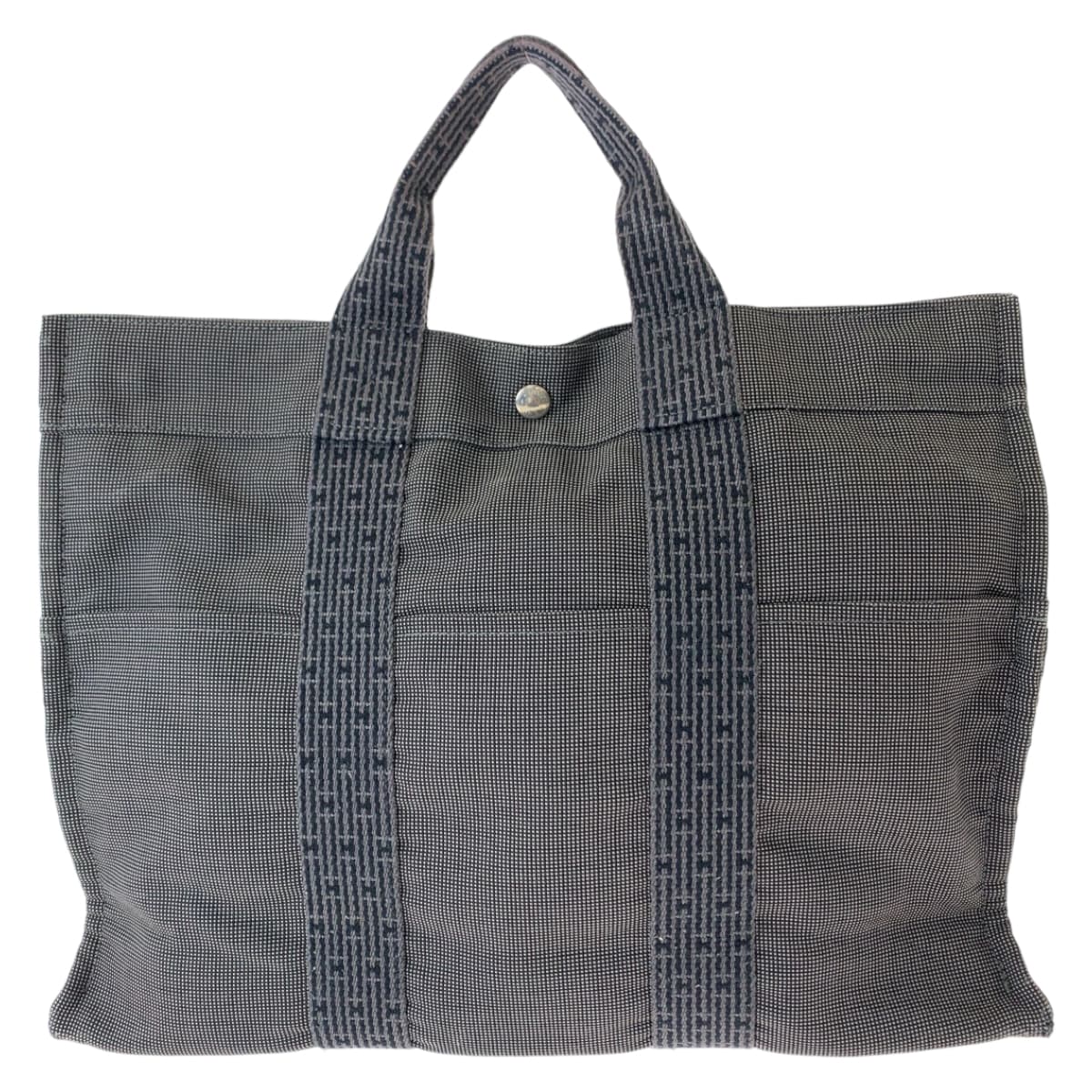 Hermes Canvas Aile Line MM Tote Bag