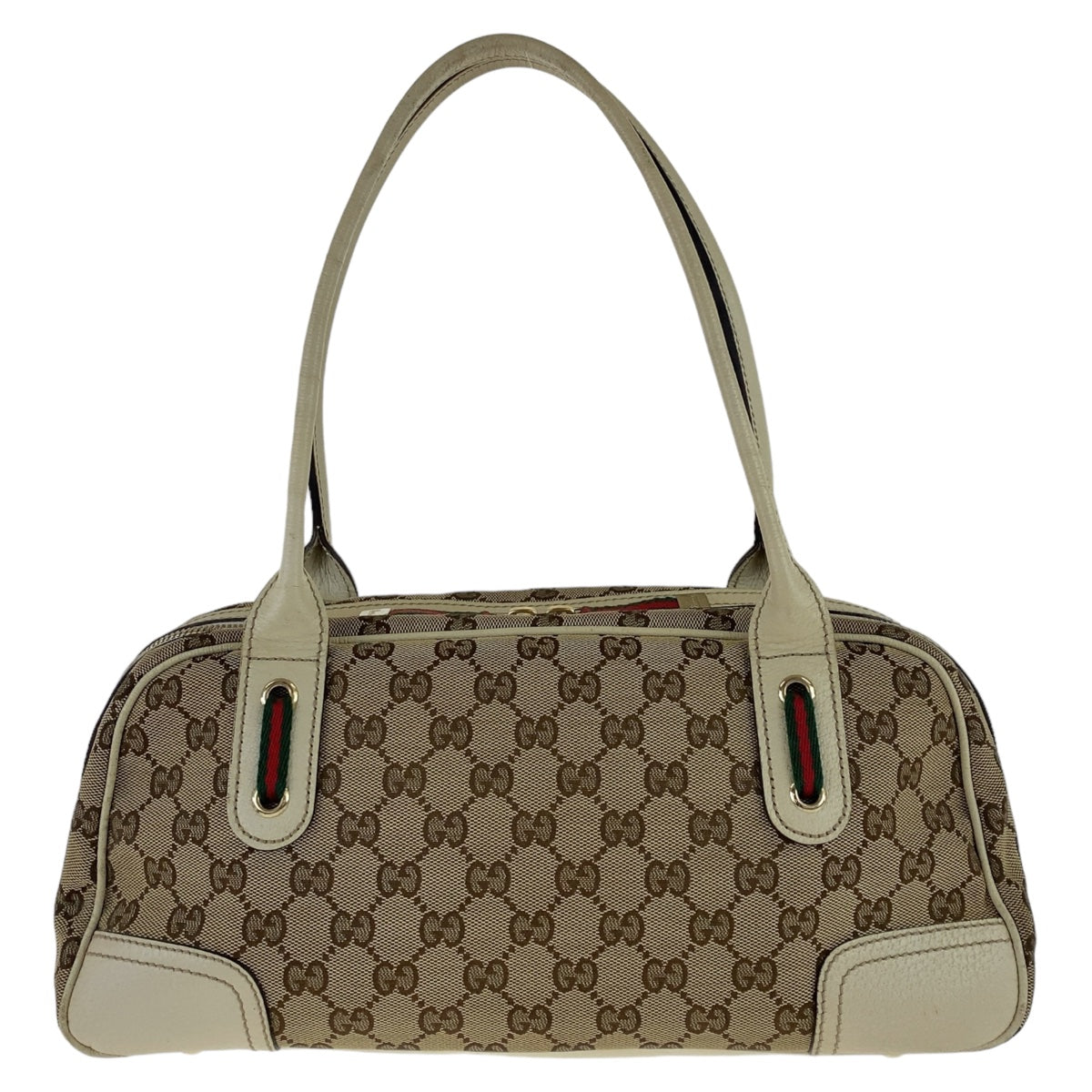 Gucci Princy GG Canvas Leather Handbag