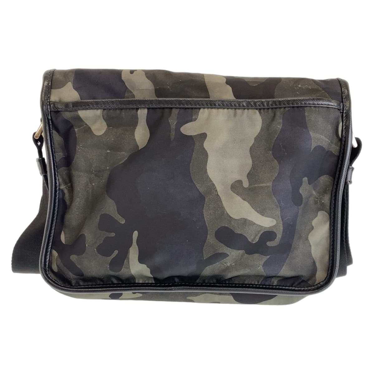 Prada Nylon Tessuto Camouflage Multicolor Shoulder Messenger Bag in Very Good Condition