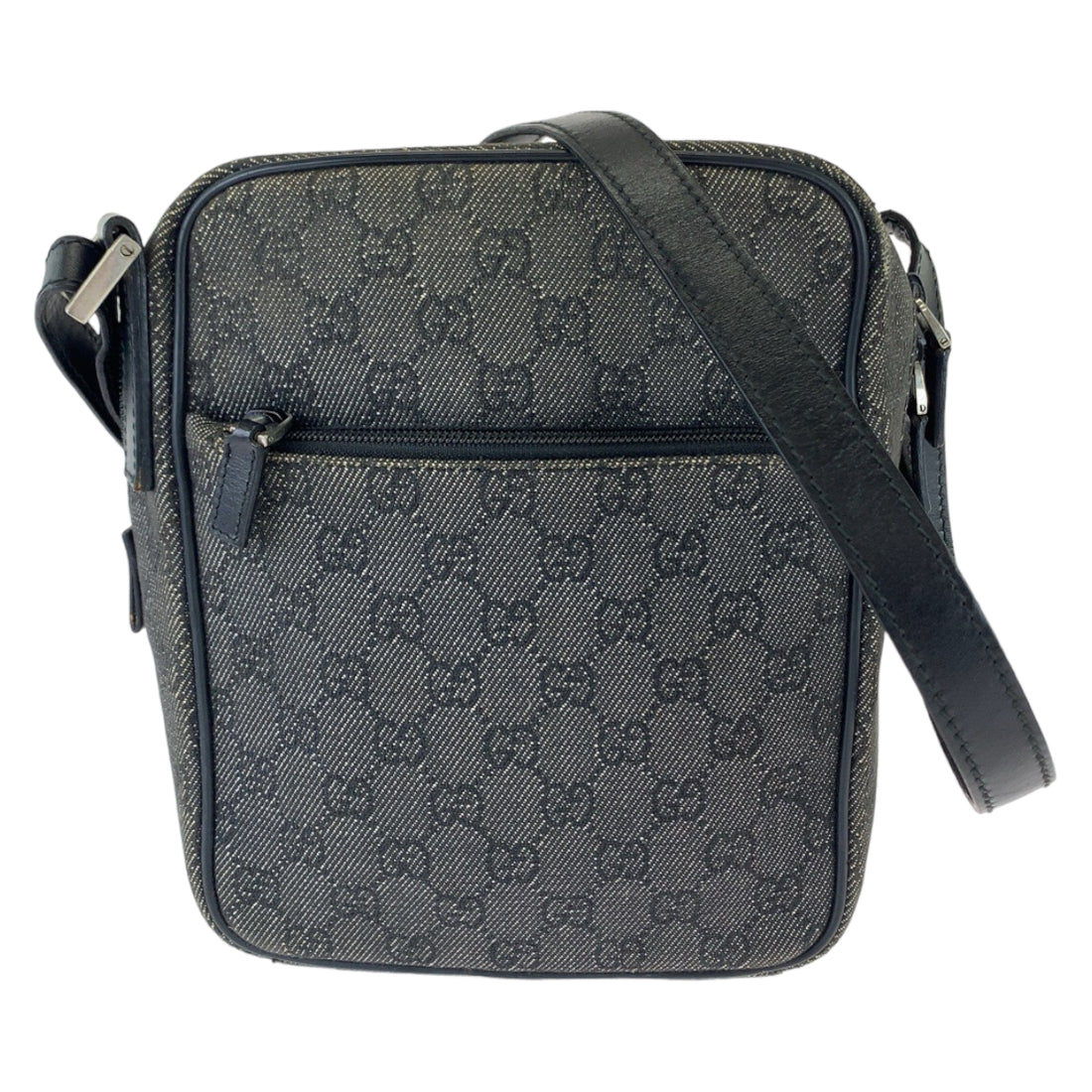 Gucci GG Canvas Shoulder Bag Black