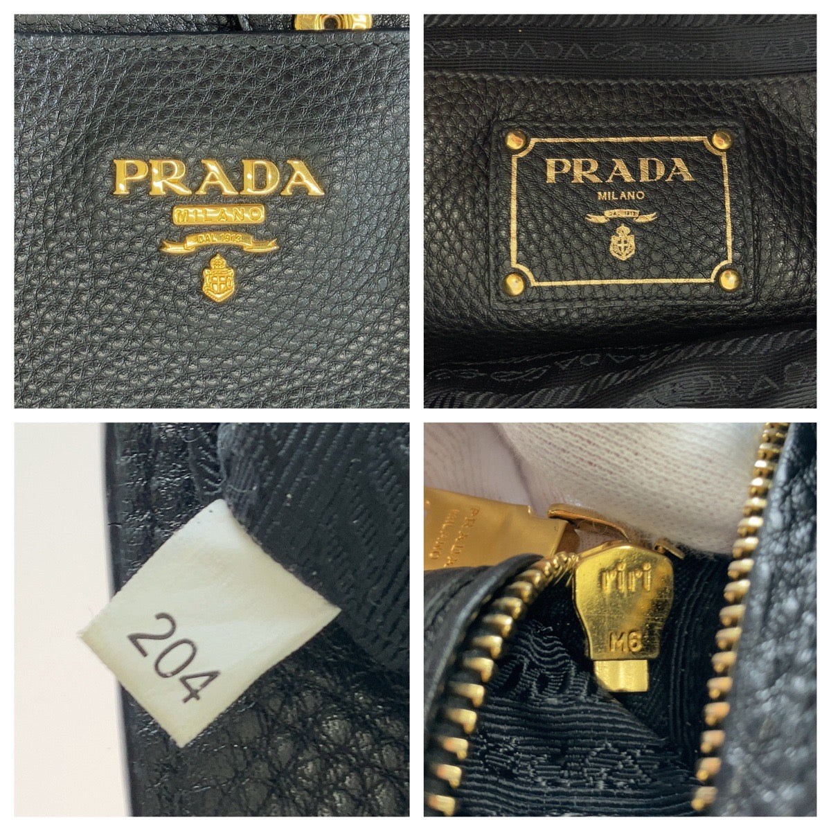 Prada Vitello Daino Leather Tote Bag in Very Good Condition