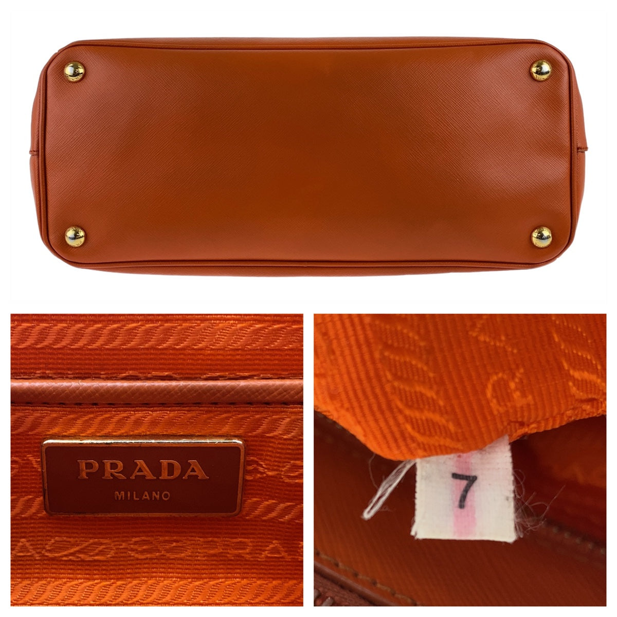 Prada Leather Galleria Saffiano Handbag in Very Good Condition