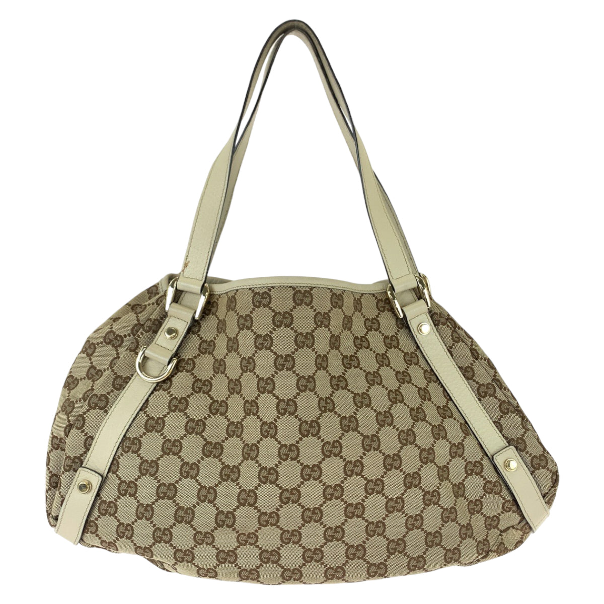 Gucci GG Canvas Abbey Tote Bag 130736 in Very Good Condition