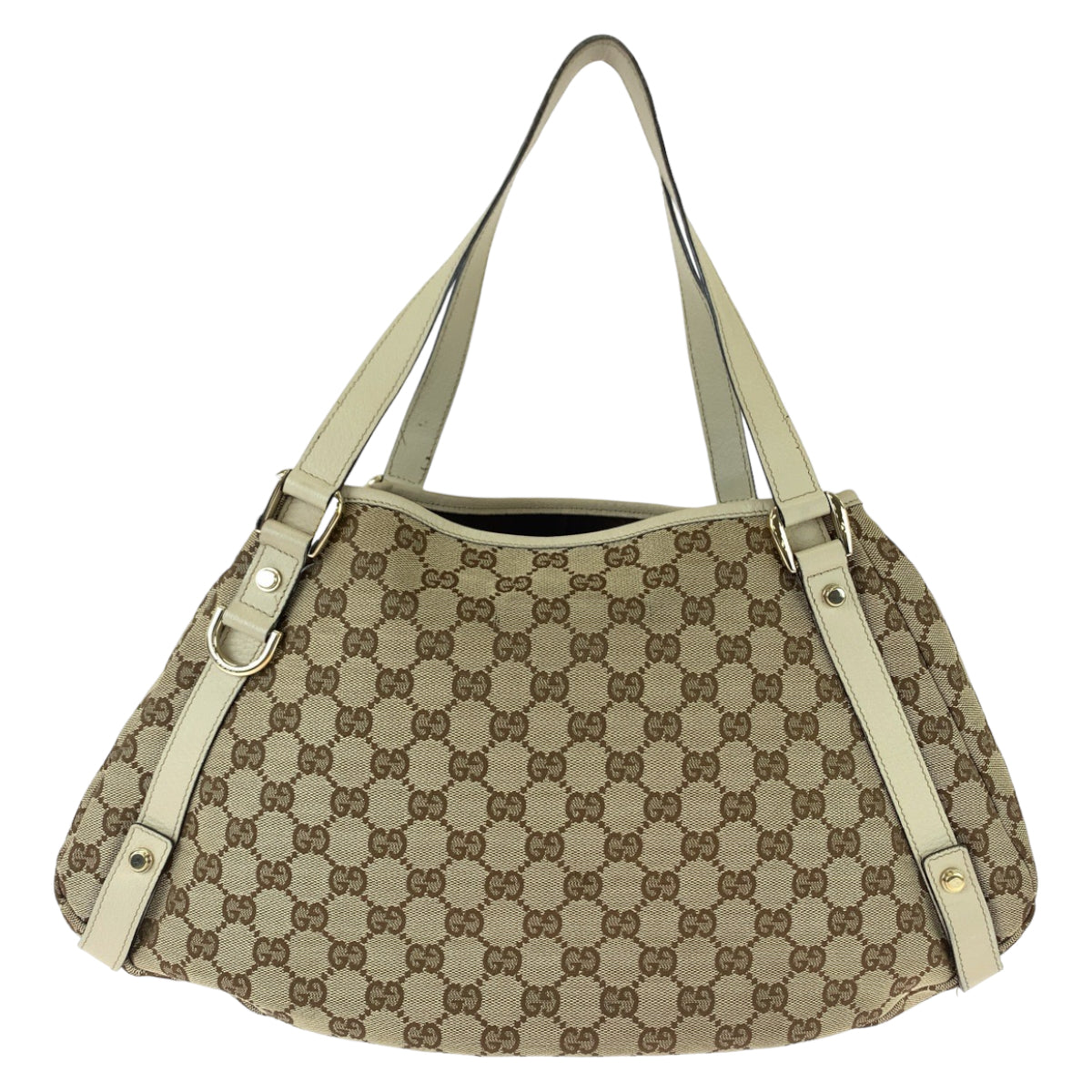 Gucci GG Canvas Abbey Tote Bag 130736 in Very Good Condition