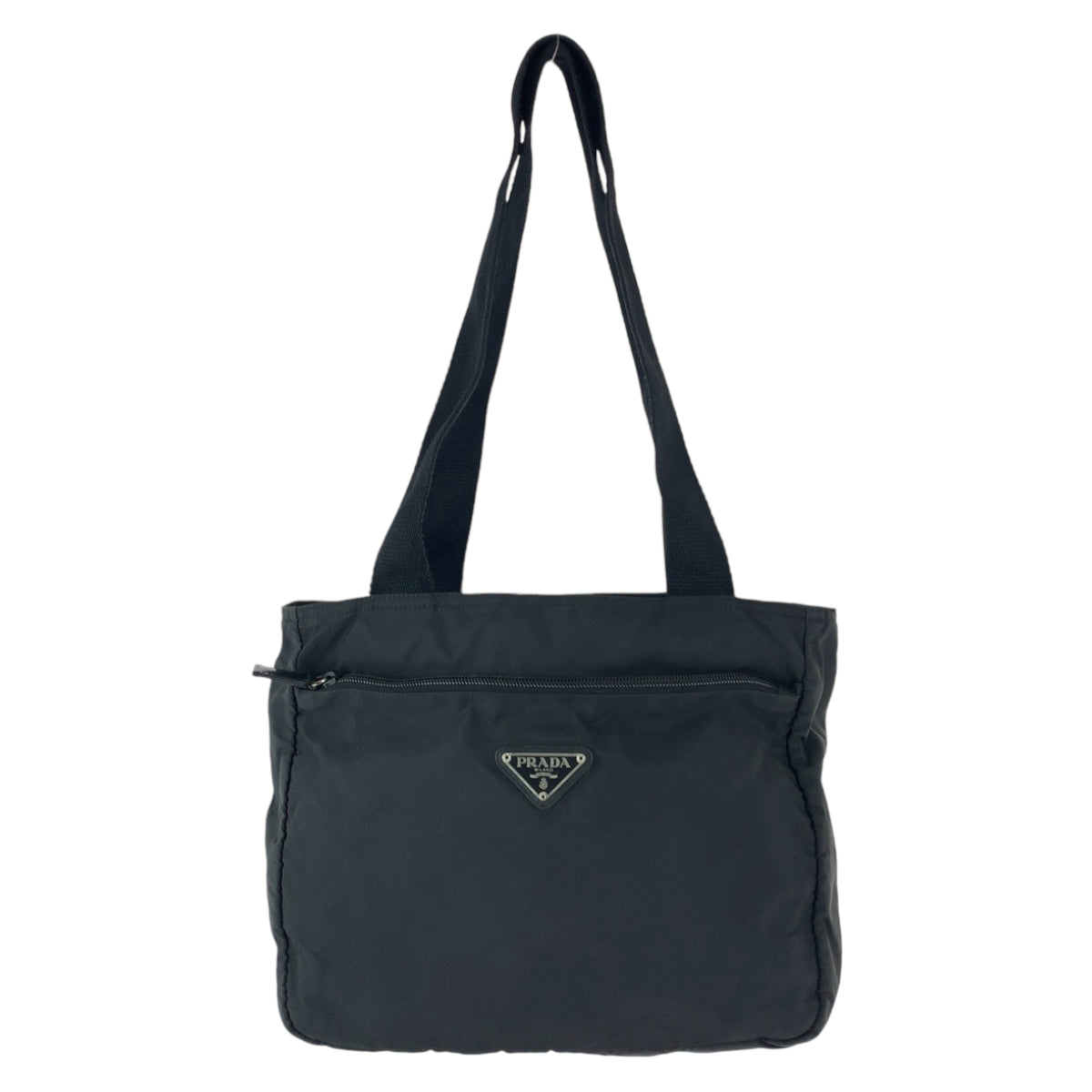 Prada Nylon Tessuto Triangle Logo Tote Bag in Very Good Condition