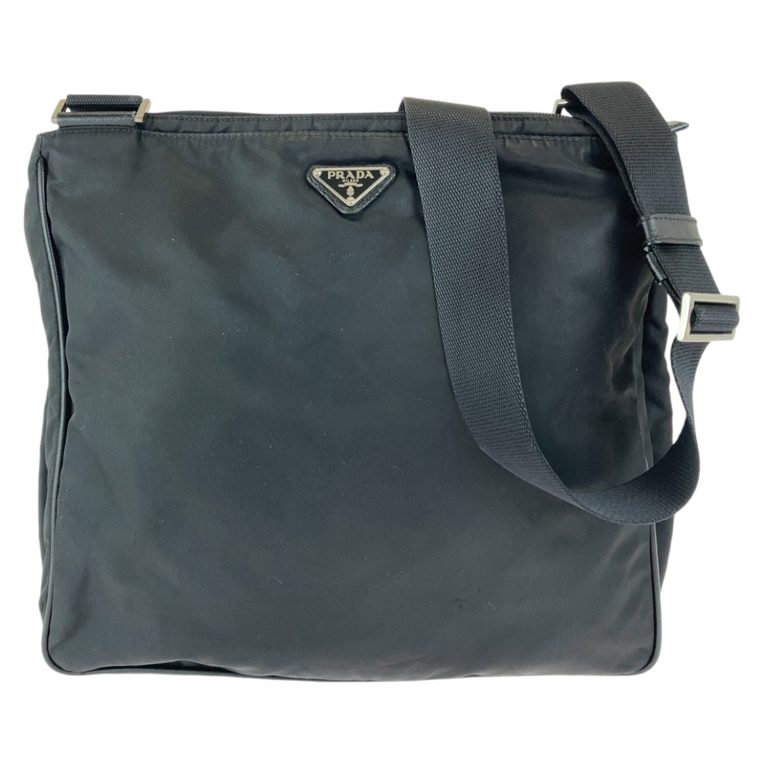 Prada Nylon Tessuto Triangle Logo Shoulder Bag