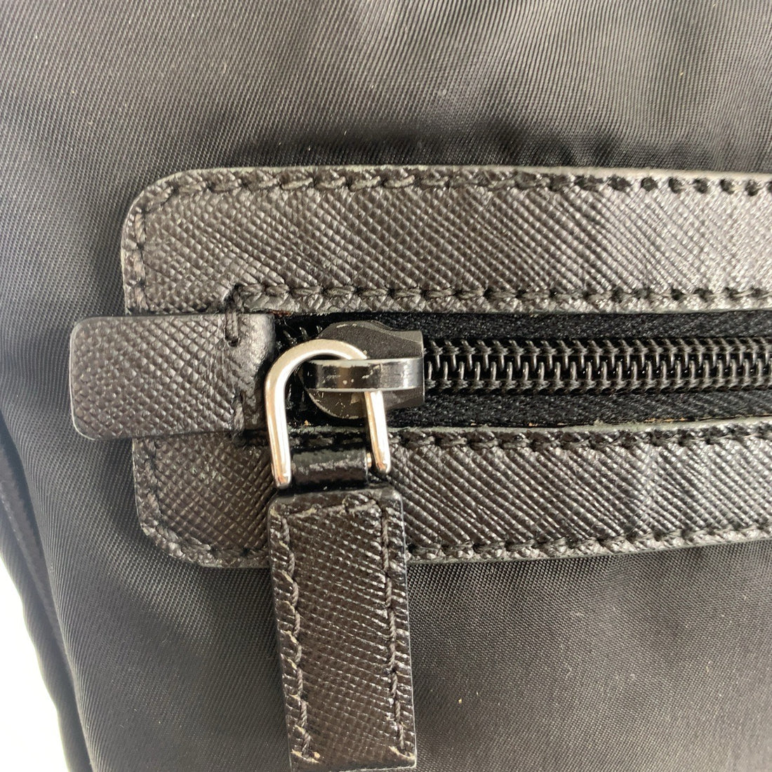 Prada Nylon Tessuto Triangle Logo Crossbody Bag