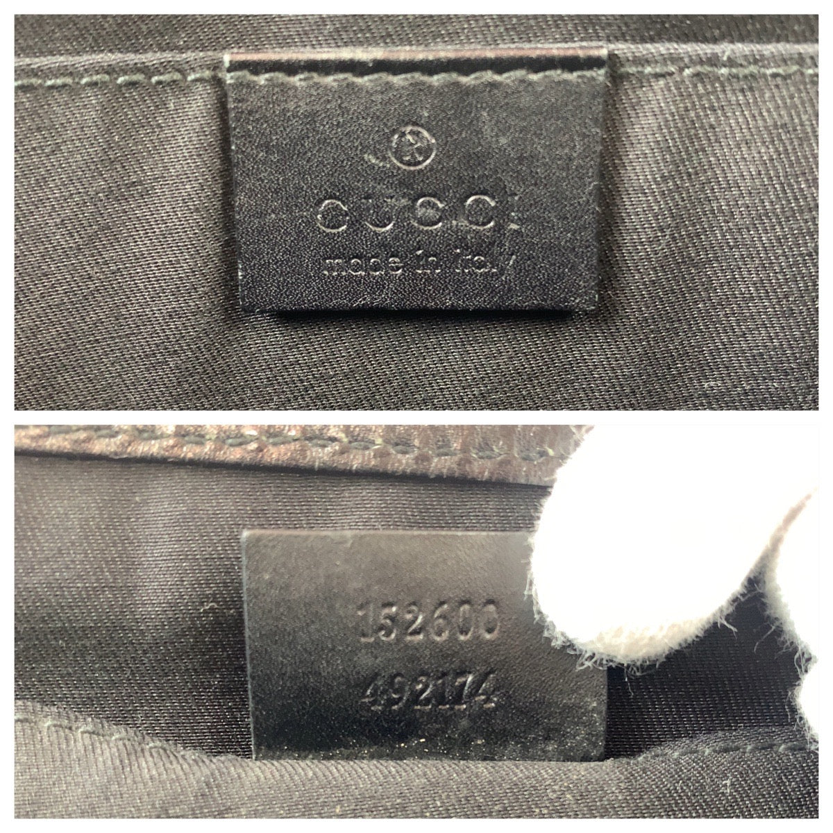 Gucci Leather Black Clutch Bag