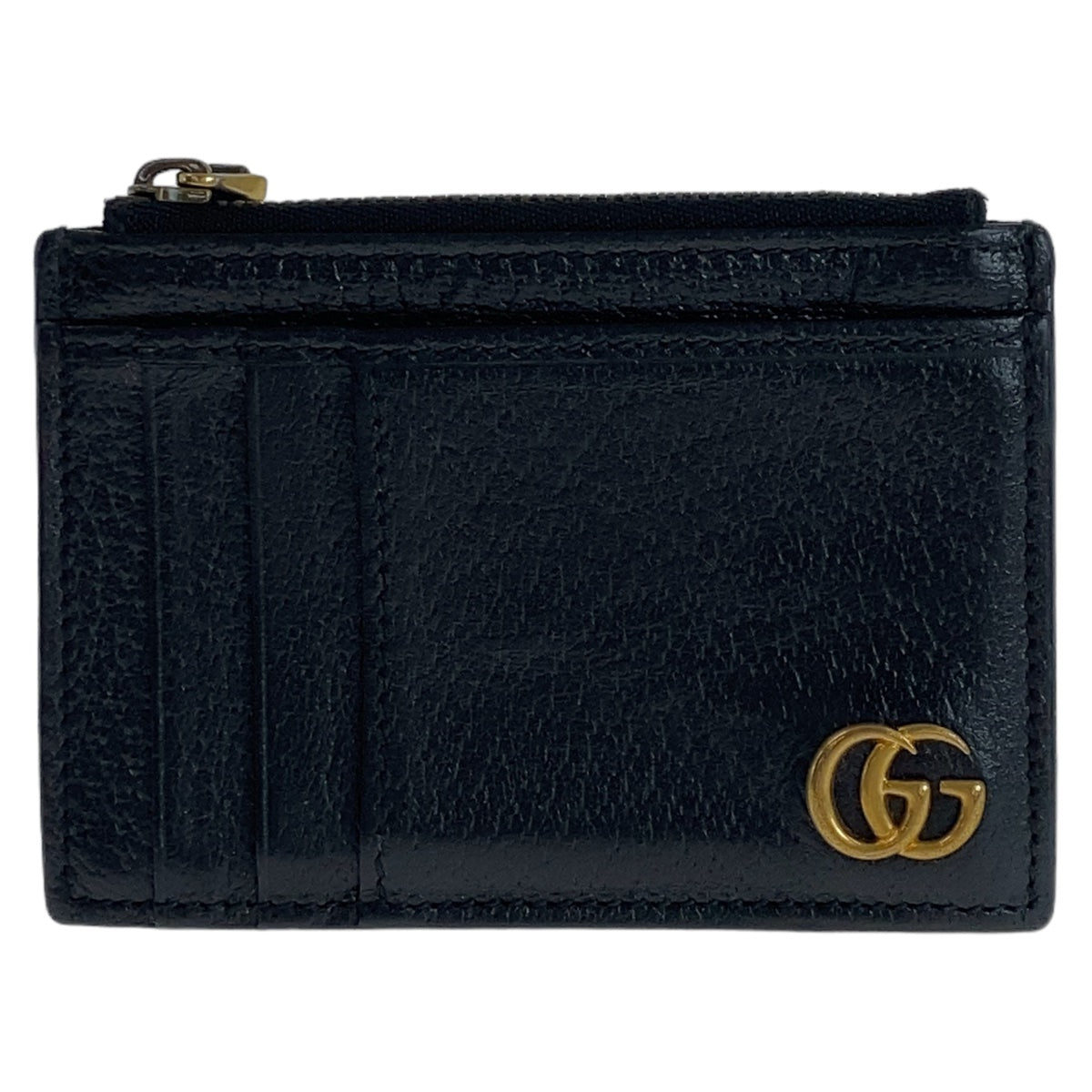 Gucci Leather GG Marmont Fragment Case Card Holder 407887 in Very Good Condition