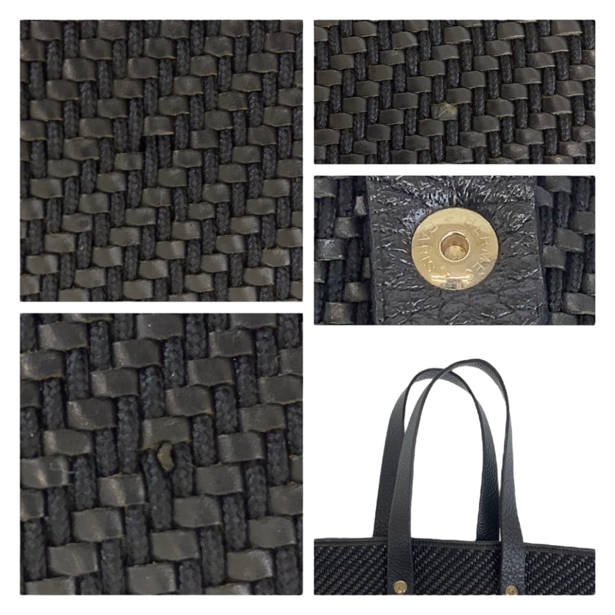 Hermes Amedaba Diago GM Black Tote Bag