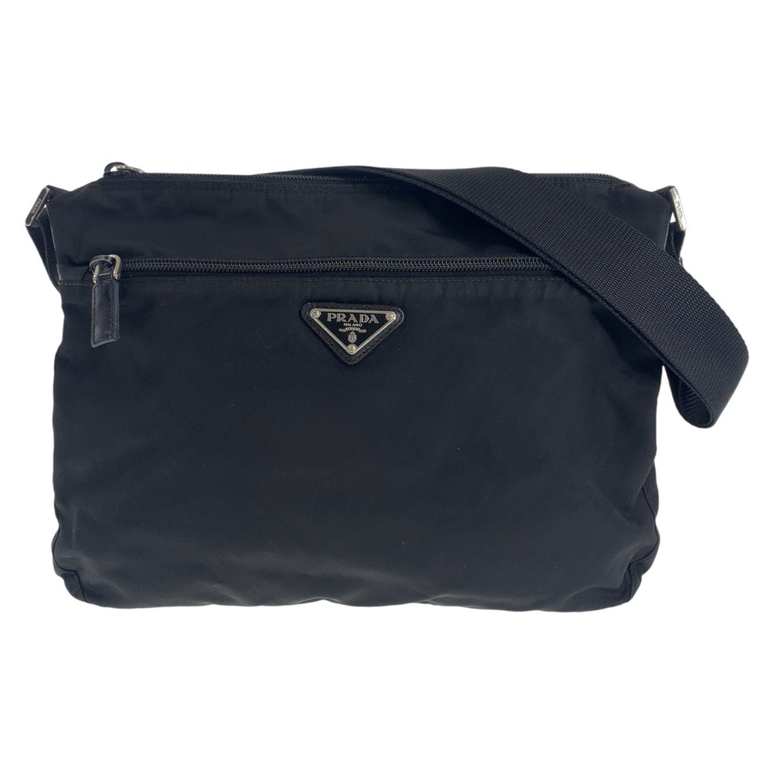 Prada Nylon Tessuto Logo Shoulder Bag