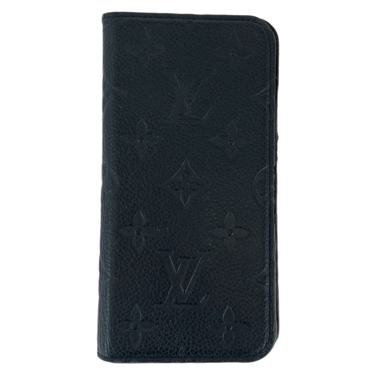 Louis Vuitton Monogram Empreinte Folio Leather iPhone X/XS Case in Very Good Condition