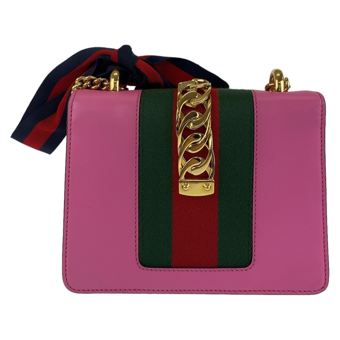 Gucci Leather Sylvie Mini Shoulder Bag