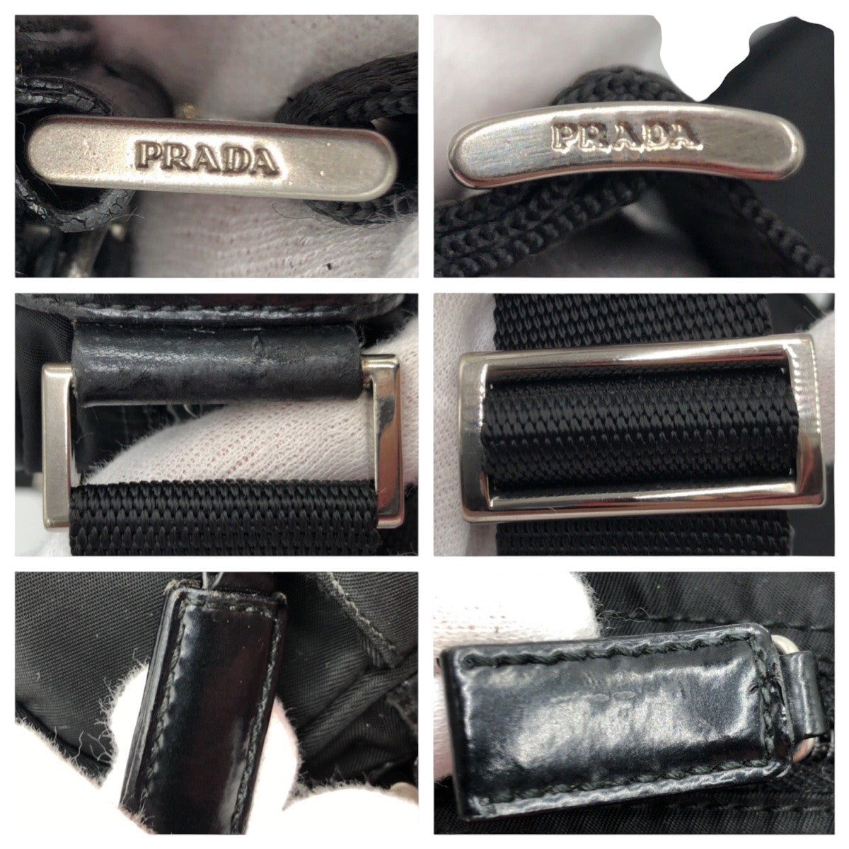 Prada Nylon Tessuto Triangle Logo Shoulder Bag