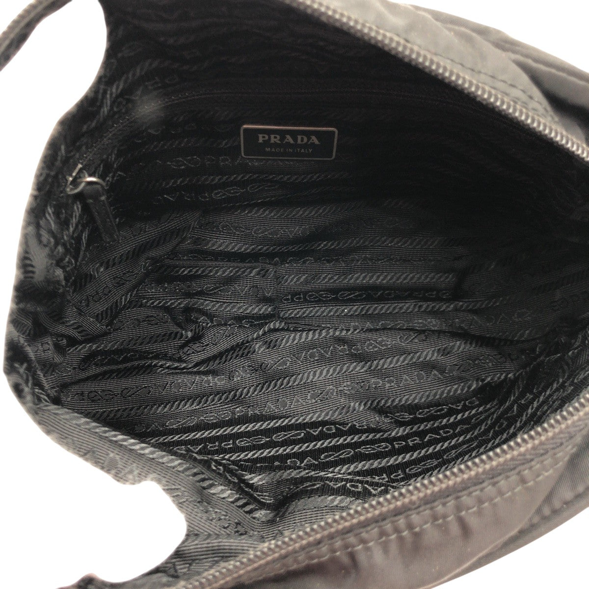 Prada Nylon Tessuto Triangle Logo Shoulder Bag