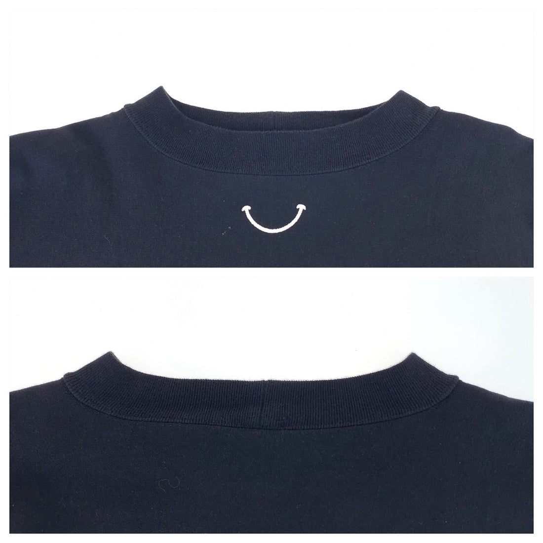 READY MADE Smile Cotton Sweatshirt XL Black in Very Good Condition