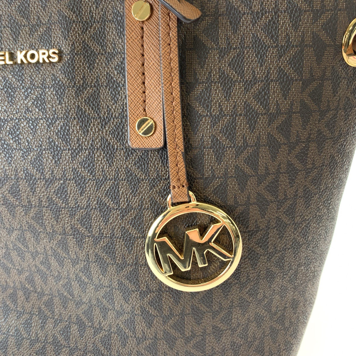 Michael Kors PVC MK Signature Tote Bag in Very Good Condition