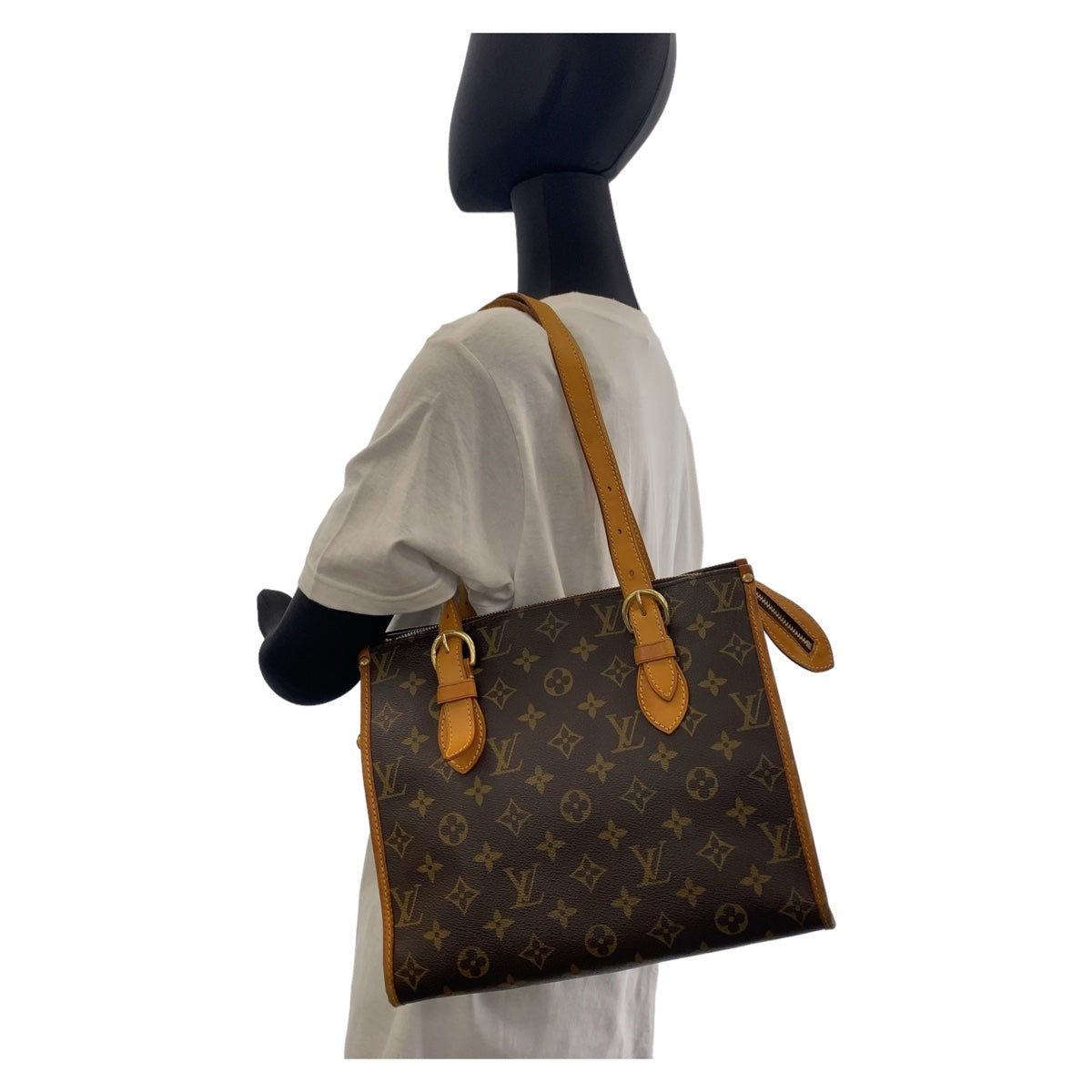 Louis Vuitton Monogram Popincourt Tote Bag M40007 in Very Good Condition