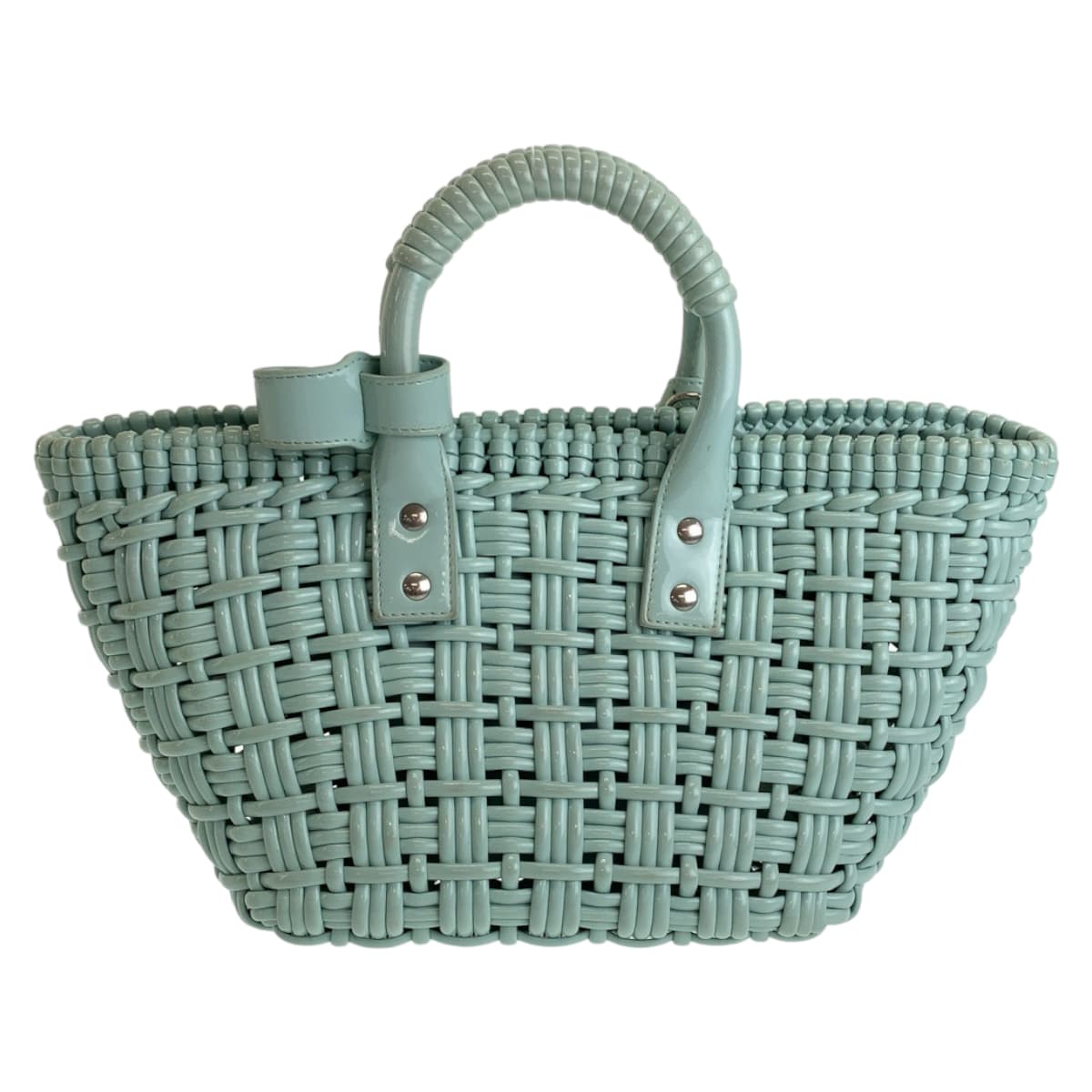 Balenciaga Enamel Basket Bistro XS Tote Bag 2WAY in Very Good Condition