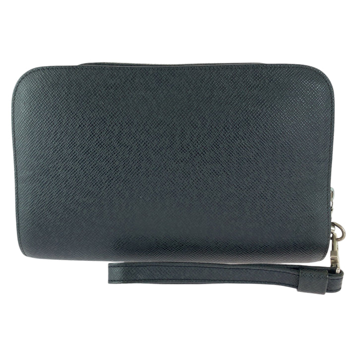 Louis Vuitton Taiga Baikal Leather Clutch M30184