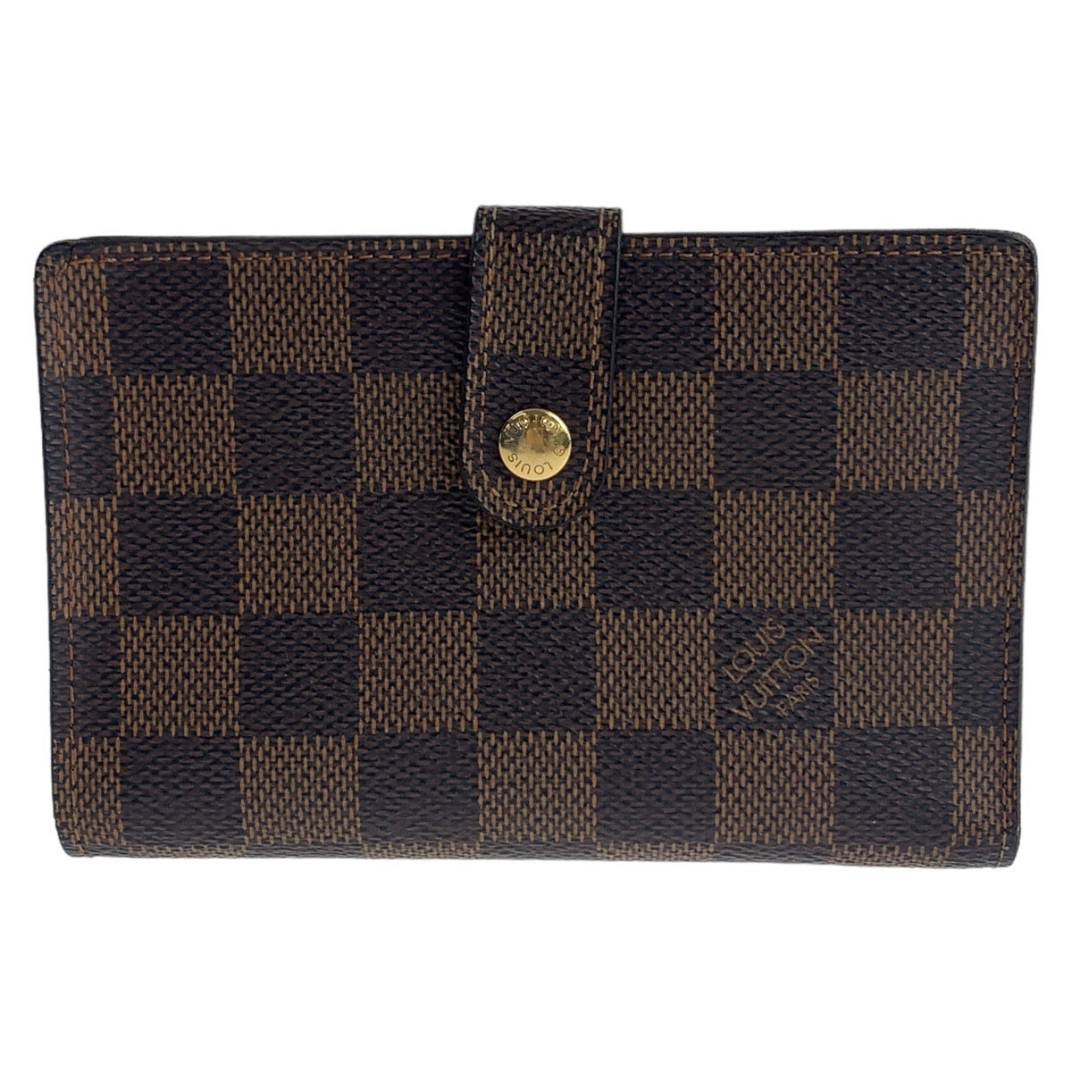 Louis Vuitton Damier Portefeuille Viennois Compact Wallet N61674 in Very Good Condition