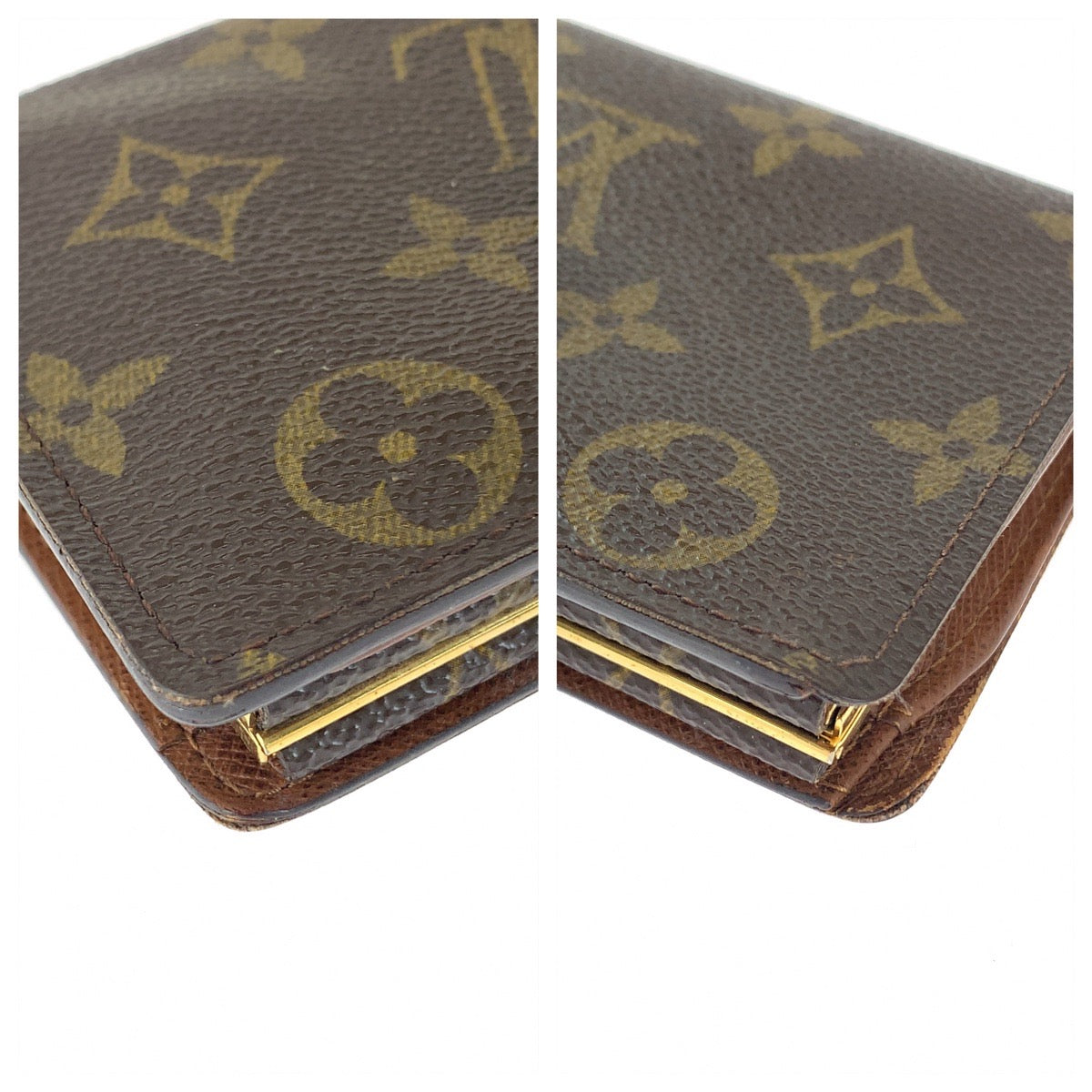 Louis Vuitton Monogram Portefeuille Viennois Compact Wallet M61674 in Very Good Condition