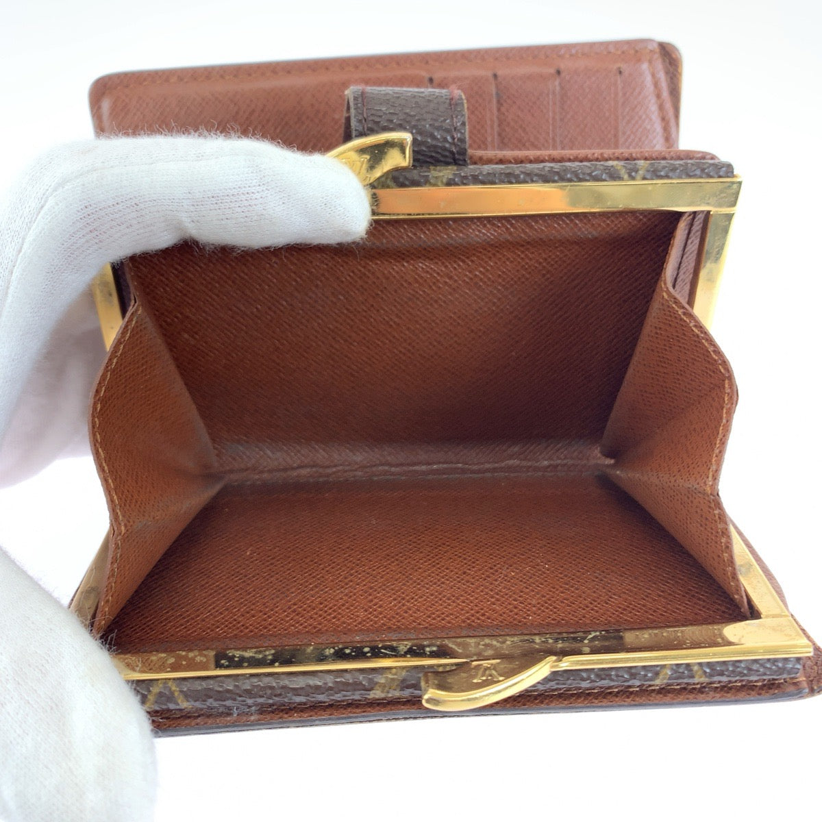 Louis Vuitton Monogram Portefeuille Viennois Compact Wallet M61674 in Very Good Condition