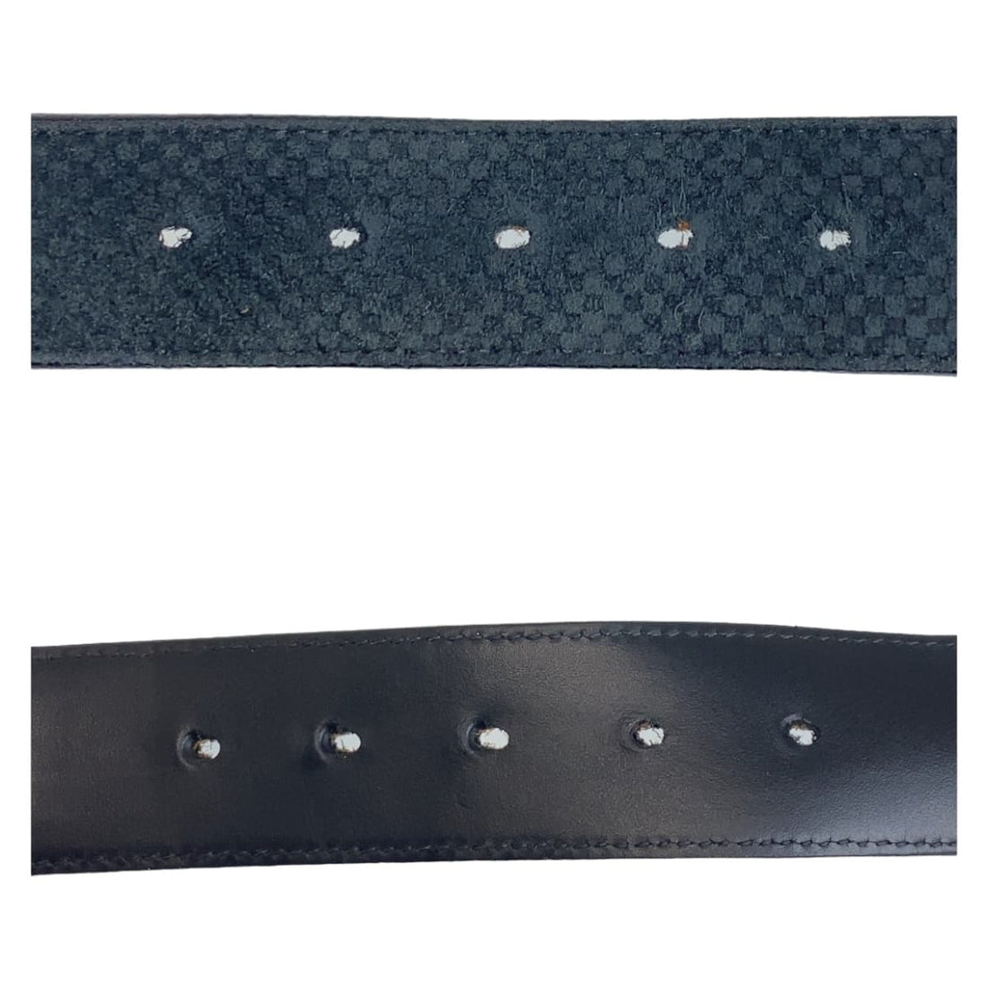 Louis Vuitton Micro Damier Suede Leather Belt