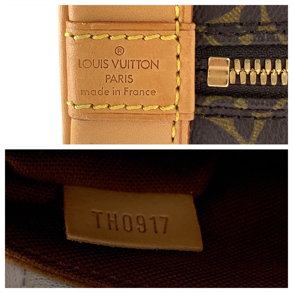 Louis Vuitton Alma PM Brown Handbag