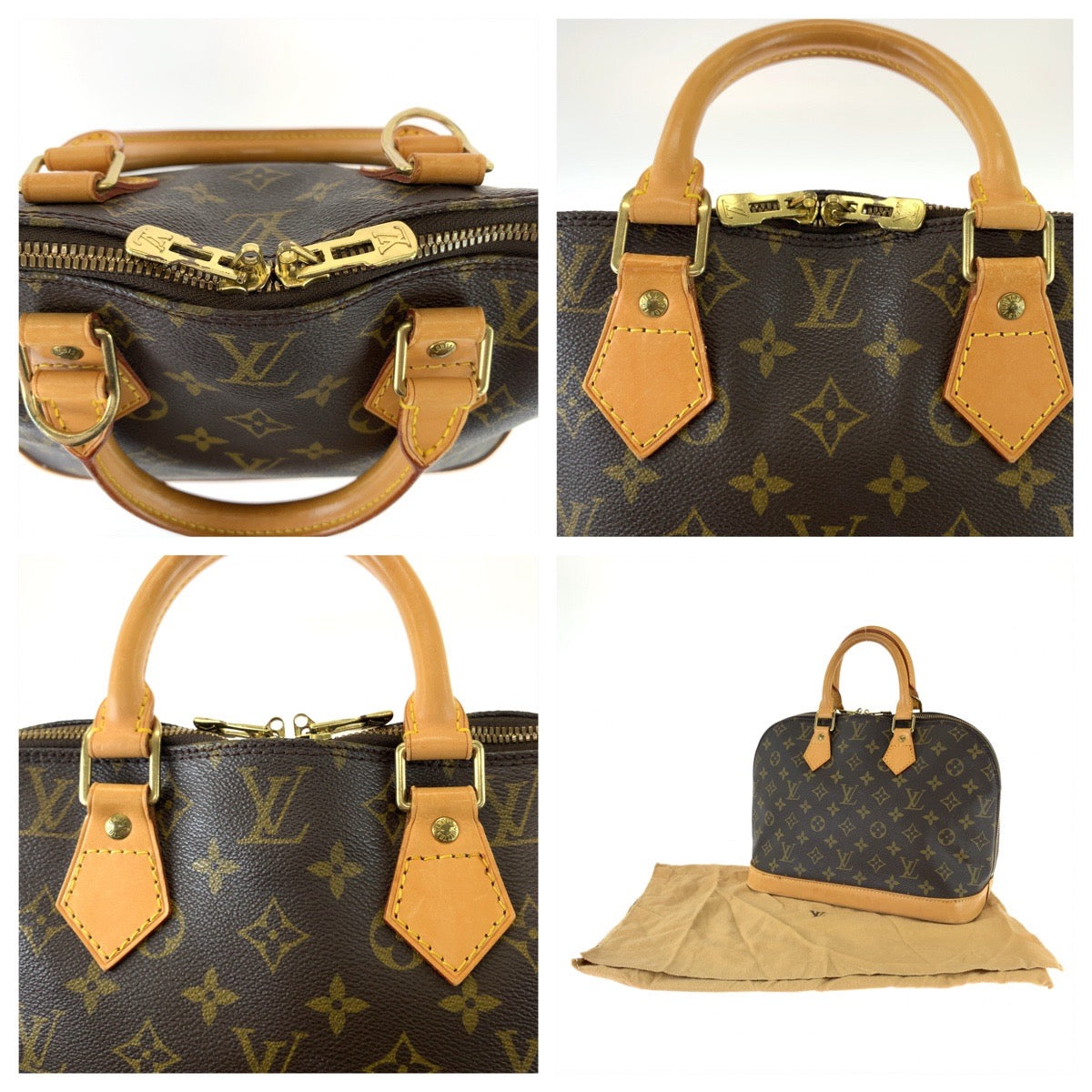 Louis Vuitton Alma PM Brown Handbag