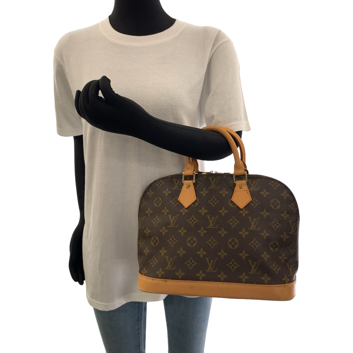 Louis Vuitton Alma PM Brown Handbag