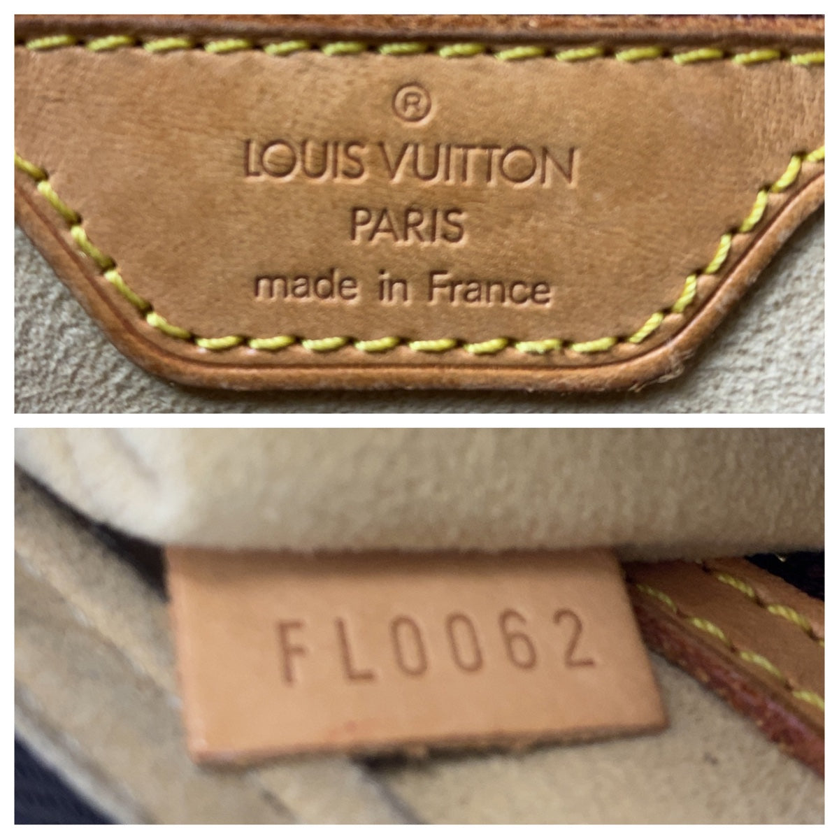 Louis Vuitton Monogram Looping MM Shoulder Bag PVC/Leather M51146 in Very Good Condition