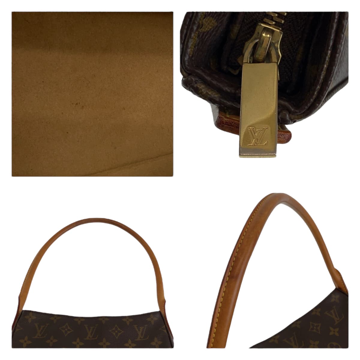 Louis Vuitton Monogram Looping MM Shoulder Bag M51146 in Very Good Condition